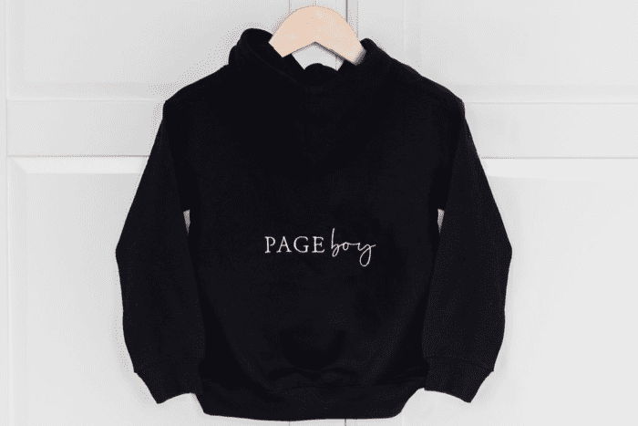 Page boy hoodie