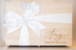 Bridal party gift, build your own wooden gift box