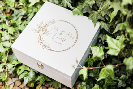 wedding keepsake box